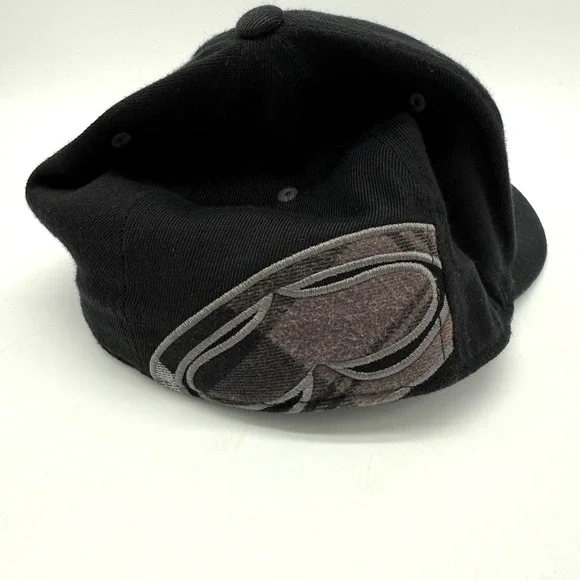 SRH‎ Flex Fit 210 Fitted Men's Baseball Hat Cap Black W/ Plaid Logo 7 1/4-7 5/8 - Picture 7 of 9